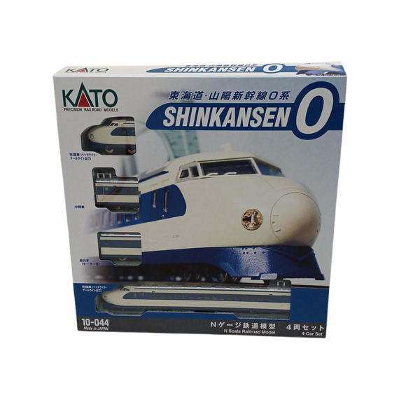 全新！KATO 10-044 新幹線 0系 4卡套裝 N比例日本鐵路動力模型
