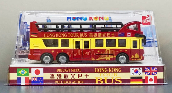 香港觀光巴士 合金模型玩具